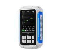 Fafeicy VT-ER3 EMF Mètre Détecteur de Champ électromagnétique Testeur de Radiofréquence avec Alarme Sonore Verrouillage des Données Graphique de Tendance pour la sécurité Industrielle du (WHITE)