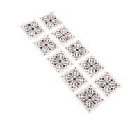 Fafeims 1:12 Dollhouse Floor Tiles, 60pcs Mini Carreaux de Plancher en Bois Basswood 4x4cm pour Décor de Maison de Poupée Bricolage et Scènes de Modèle Miniature (30 pieces)