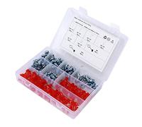 Fafeims 160pcs Grease Adapting Ensemble 6 Tailles Hex Hex Straight Elbow Type for Cars Motocycles Trucks Ferms avec une Large Application, des Matériaux Premium et un Traitement de Surface Exquis