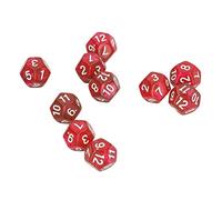 Fafeims 40pcs Numéro 12 Imperméables Ensemble, Facile à Lire pour Enseigner Le Jeu, Les Loisirs et Les Soins Scolaires (Rouge)