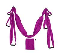 Fafeims Accessoires de Balançoire, Kit de Hamac de Yoga Réglable en Coton et Polyester pour Entraînement de flexibilité de Fitness à Domicile (PURPLE)