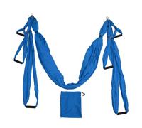 Fafeims Accessoires de Balançoire, Kit de Hamac de Yoga Réglable en Coton et Polyester pour Entraînement de flexibilité de Fitness à Domicile (bleu foncé)