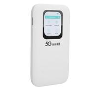 Fafeims Appareil WiFi Portable 5G WiFi 6 Connectivité Multi-Périphériques, pour Voyager, Connecter jusqu'à 16 Périphériques, Conception Renforcée IP67, Autonomie Toute la Journée