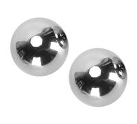 Fafeims Baoding Balls Balles à Main en Acier Inoxydable pour L'entraînement de Force et de flexibilité, Soulagement du Stress, Exercice de santé Chinois de 3,5 Cm de Diamètre, Massage pour Exercices