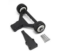 Fafeims Barre de Tête Surélevée en Nylon à Double Roue Stable, Remplacement Idéal pour Camion télécommandé 1/5 8s KRATON/OUTCAST, Améliore le Contrôle et la stabilité (BLACK)