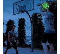 Fafeims Basket-Ball à Colorant Lumineux Illumine la Nuit, Taille Officielle 7 dans l'obscurité, pour Les Amateurs de Basket-Ball, Matériau PU