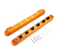 Fafeims Bois 6 Billard Cue Rack Billard Bâton Titulaire Snooker Cue Pole Support Monté Au Mur pour Pool Clubs Maison