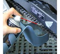 Fafeims Boîte de Stockage D'huile Sale, Outil Anti-éclaboussures pour une Solution Efficace contre la Pollution par les Huiles Usées Lors du Nettoyage de la Chaîne pour Motos et Vélos en Plastique