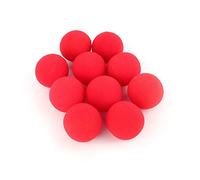 Fafeims Boule en Mousse, 10 Pièces, Mini Boule en éponge Douce Rouge, Accessoires de Tour de Magie, Grand Spectacle pour Le Public, Accessoire Magique Classique, Disparaître, Apparaître