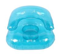 Fafeims Canapé Gonflable, Chaise Gonflable Transparente en PVC Bleu avec Un Design Ergonomique pour la Relaxation du Jardin Extérieur et de la Piscine de la Chambre Intérieure