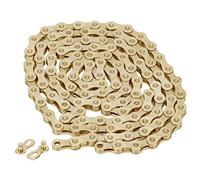 Fafeims Chaîne Vélo 9 Vitesses - Chaîne de Vélo en Acier Trempé, 116 Maillons, Compatible avec Dérailleur/SRAM, pour VTT et Vélo de Route - Résistante à l’Usure, Légère et