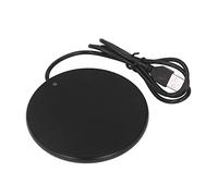 Fafeims Chauffe-Tasse, Contrôle Intelligent de la Température à 55 °C, alimenté par USB, avec Verre trempé, pour Bureau et Usage Domestique (Black)