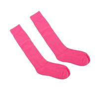 Fafeims Chaussettes D'escrime, Coton Respirant avec 3D et Genou renforcé, Bassins Athlétiques évacués pour L'entraînement et Les Compétitions de Sabre D'Epee Foil (Rose, 1 Paire) (L)