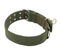 Fafeims Collier de Chèvre, Collier de Bétail en Toile Robuste avec Boucle Tournante en Métal, de Cou pour Animaux de Ferme pour Moutons, Chèvres et Bovins (L (71x5 0cm/28x19,7 Pouces))