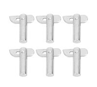 Fafeims Connecteur de Joint D'échafaudage, 50 Pièces Galvanisées 12x45mm Broches de Tige de Localisation pour Assemblage D'échafaudage Mobile Rouille