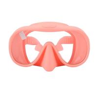 Fafeims des Lunettes de Plongée Anti-Brouillard, des Lentilles en Verre Trempées avec Une Sangle Pliable et Un Joint de Silicone Liquide pour la Plongée en Apnée Nageant (Pink)