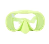 Fafeims des Lunettes de Plongée Anti-Brouillard, des Lentilles en Verre Trempées avec Une Sangle Pliable et Un Joint de Silicone Liquide pour la Plongée en Apnée Nageant (Fruit Vert)