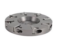 Fafeims Disque de de Sabot, Lame en Acier à 8 Dents pour Bovins, Chevaux, Moutons, Plaque de 10 X 10 Cm Traitée à Haute Température avec Trou de 1,6 Cm pour Meuleuse d'angle