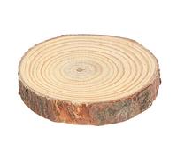 Fafeims Ensemble de Tranches de Bois de Pin Naturel pour Bricolage, Peinture Artisanale, Dalles Rondes avec écorce D'arbre pour Sous-verres, Centres de Table, Kit de Disques en Bois de 5 Tailles