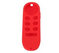 Fafeims Fafeims Housse de Télécommande Antichoc en Silicone pour Chromecast avec TV, étui de Protection Antidérapant pour Un Usage Familial, Matériau Léger (Gris foncé) (Ensemble Rouge)