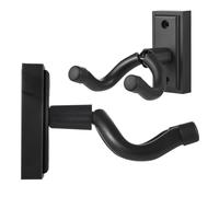 Fafeims Guitar Moup Mount Black Hangre Set Save Space Decor Artistic Wall Decor pour Toutes Les Guitares de Basse électrique Acoustique de Taille (Black)