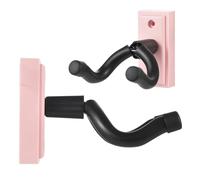 Fafeims Guitar Moup Mount Black Hangre Set Save Space Decor Artistic Wall Decor pour Toutes Les Guitares de Basse électrique Acoustique de Taille (Pink)