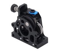 Fafeims Kit D'extrudeuse Tout Métal pour Imprimante 3D, Haute Performance, Rapport de Transmission élevé pour CR10 Ender 3 CR6, Idéal pour Divers Filaments en Alliage D'aluminium (BLACK)