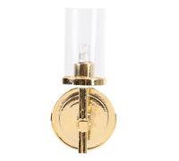 Fafeims Lampe Murale de Maison de Poupée, Lumière LED Miniature à 1:12 avec Une Nuance en Verre et Un Interrupteur à Bascule, pour la Maison de Cuisine de la Maison de la Maison Modèle