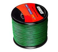 Fafeims Ligne de Pêche Tressée en PE - 300 m, 30 LB (13,6 kg), Haute Résistance & Faible Élasticité, Idéale pour la Pêche en Mer, Eau Douce et Eau Salée - Couleur Verte
