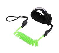 Fafeims Ligne de Surf - Longue Longue du Nylongurt TPU à 4 Pieds pour Les Skinboards Longboards Shortboards, Skinboards Rapides pour la sécurité, pour Les Niveaux de Surf (Green)