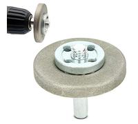 Fafeims Meule Pierre à Aiguiser Diamant Haute dureté pour Outil de Rabotage Ciseaux de Forage, Outil Multifonctionnel pour Usage Domestique, Diamètre 5,6 Cm, Grain 180, Grain 360, 600, 800 (360