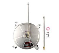 Fafeims Nettoyeur de pour Nettoyeur Haute Pression, Nettoyant pour Acier Inoxydable et Laiton 4 000 PSI avec Double Jets et 4 Roues pour Le Nettoyage des Allées en Pierre de béton