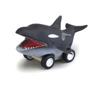 Fafeims Ocean Animal Toy Car, Tire Back Friction Powered Vehicle, sous-Marin Modèle de Créature de Mer pour Les Enfants Heure du Bain et Jeu de Plage (Orque)