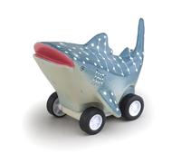 Fafeims Ocean Animal Toy Car, Tire Back Friction Powered Vehicle, sous-Marin Modèle de Créature de Mer pour Les Enfants Heure du Bain et Jeu de Plage (Requin Baleine)