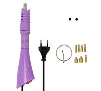 Fafeims Outil Applicateur Hotfix, Outil de Applicatrice de Pose de à Chaud Bricolage, Chauffage Rapide en 3 Secondes pour la Décoration de Bricolage de Tissu de Vêtements (cuivre + plastique 3)