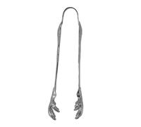 Fafeims Pince à Glace en Acier Inoxydable de Style Griffe, Barre Polie à la Main Durable, Outil Domestique pour Glaçons et Cubes de Sucre (Plaqué noir)