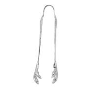 Fafeims Pince à Glace en Acier Inoxydable de Style Griffe, Barre Polie à la Main Durable, Outil Domestique pour Glaçons et Cubes de Sucre (SILVER)