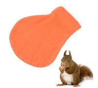 Fafeims Pochette Sugar Glider pour Dormir et Mitaines Apaisantes, Sac de Liaison à Cordon de Serrage Portable avec Apaisant Anti-Morsure pour Petits Animaux de Compagnie (Orange)