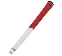 Fafeims Poignée Antidérapante en Caoutchouc pour Clubs de Golf - Grip Standard 12,5 mm, Compatible avec Tous Les Manches de Golf (Blanc et Rouge) - Installation Facile, Confort Opt