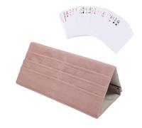 Fafeims Porte-Carte de Jeu de Grande capacité, Gameplay Portable et Pratique et organisé, avec Une Utilisation Polyvalente pour Les Nuits de Poker, Le Canasta et Les Rassemblements de Famille (Rose)