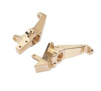 Fafeims RC Direering C Hub, Paire de Blocs de Laits en Laiton adapté à la Voiture RC à échelle Axiale 1/8