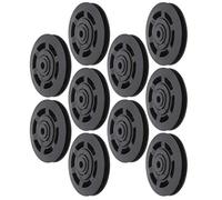 Fafeims Roue de Remplacement pour Poulie Fitness - 10 Pièces Roues en Nylon avec Roulements à Billes, Accessoire de Réparation Silencieux et Robuste pour Machine de Musculation, Équipement
