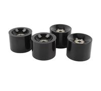 Fafeims Roues de PU 60x45 Mm 4pcs 4pcs Roues en Polyuréthane à élasticité élevée