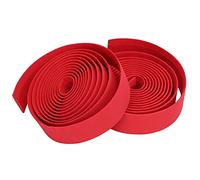 Fafeims Ruban de Guidon à Vélo Absorption D'amortissement Confortable Sweatproofur Durable pour Les Vélos de Route Cyclisme 2pcs Ritre de Guidon à (Rouge)