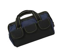 Fafeims Sac Fourre-Tout à Outil Portable Portable 16 Pouces, Durable et Spacieux avec Transport Confortable, Fermeture à Glissière Haute Résistance pour Les électriciens, Travailleurs de la (Bleu
