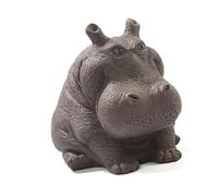 Fafeims Sculpture D'animal de Compagnie en thé Hippopotame Faite à la Main avec un Savoir-faire Réaliste pour les Amateurs de thé