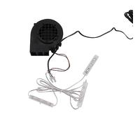 Fafeims Souffleur d'air, Pompe de Soufflage Gonflable D'extérieur avec 3 Ensembles D'ampoules LED et Cordon d'alimentation de 2,8 M pour Les Décorations de Noël et d'halloween (Prise UE 220-240v)