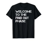 FAFO Bienvenue dans la Phase de découverte T-Shirt Graphique avec Valeur, Homme, Noir, L