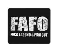 Fafo Fuck Around Découvrez Tapis De Souris Durable Mouse Pad Antidérapant Mousepad pour Ordinateur Jeu Bureau 25X30Cm
