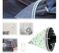 FAFOUR Kit de piège à moustiques, piège à Ventilateur, Filet de sécurité pour Ventilateur, moustiquaire, répulsif Silencieux pour moustiques, pour l'extérieur, à la Maison (S)